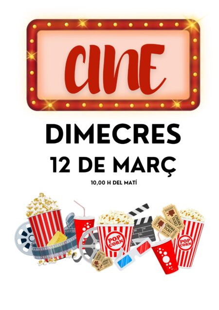 Sessió de cinema per a residències d'ancians