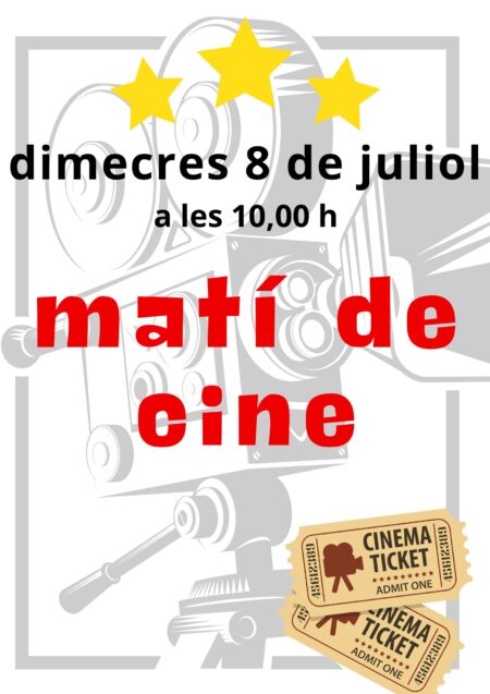 Sesión de cine matinal en la Residencia Mirador del Segrià con proyección de película y tertulia posterior