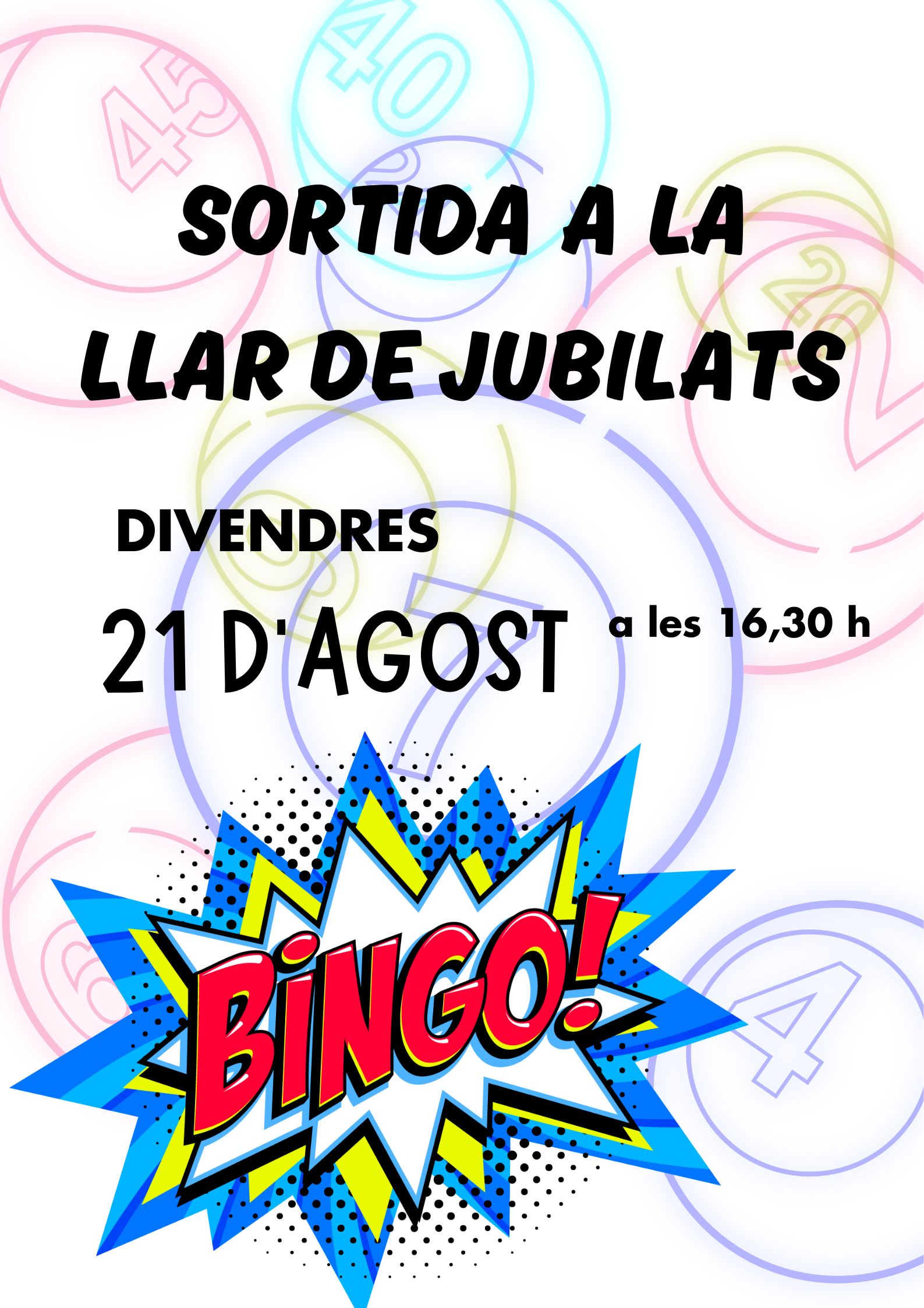 Tarde de Bingo en la Llar de Jubilats