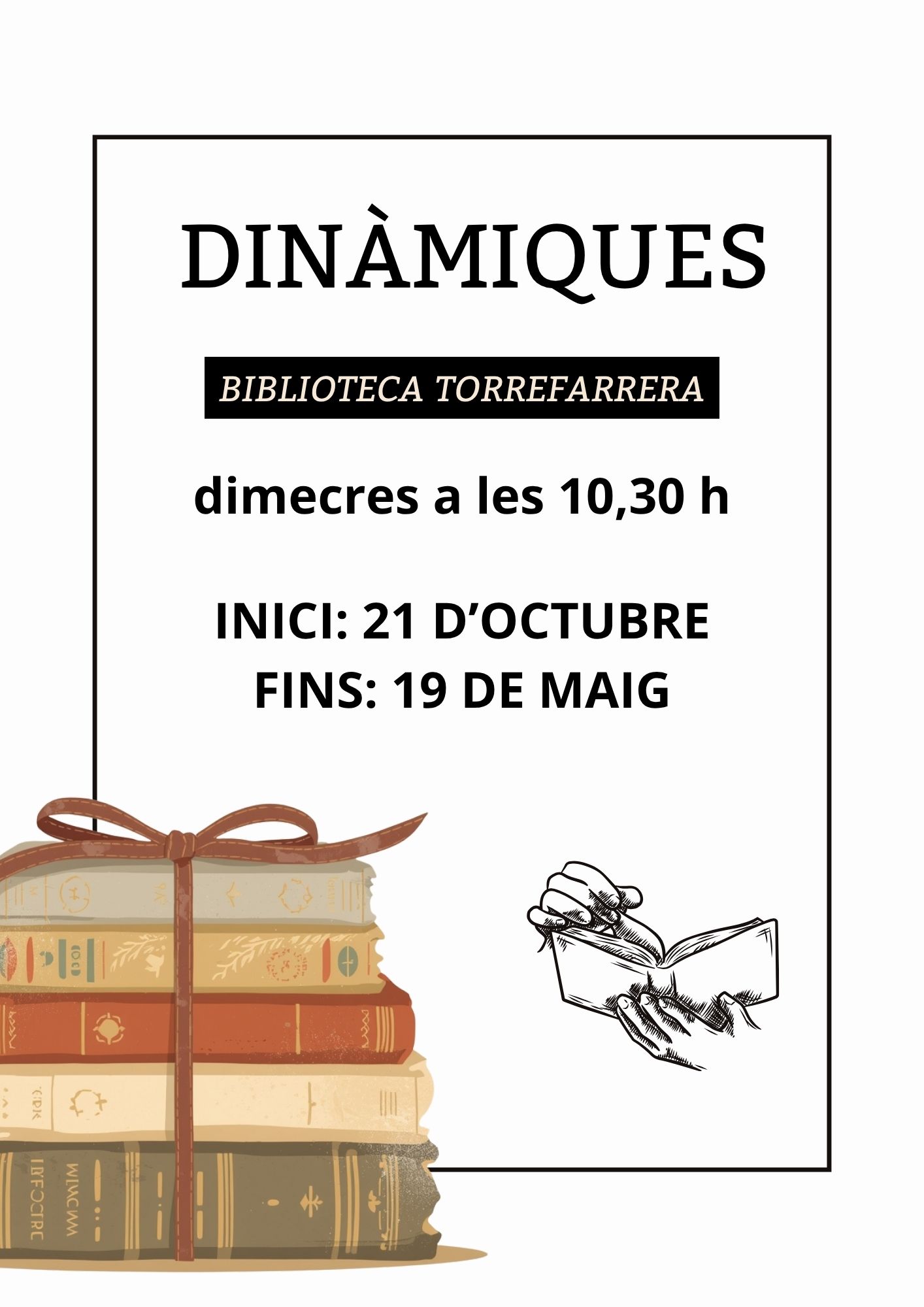 Cartel de biblioteca del Mirador del Segrià — octubre de 2026